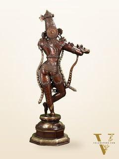 Superfine Handcrafted Krishna Sculpture - 45 Inch Height