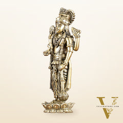 Superfine Intricate Vishnu idol 7 inch