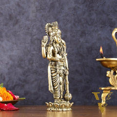 Superfine Intricate Vishnu idol 7 inch