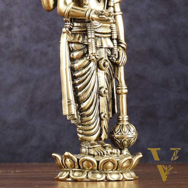 Superfine Intricate Vishnu idol 7 inch
