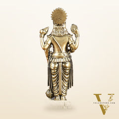Superfine Intricate Vishnu idol 7 inch