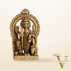 Superfine Small Brass Lord Dattatreya Guru Idol | Height 3.5 inch