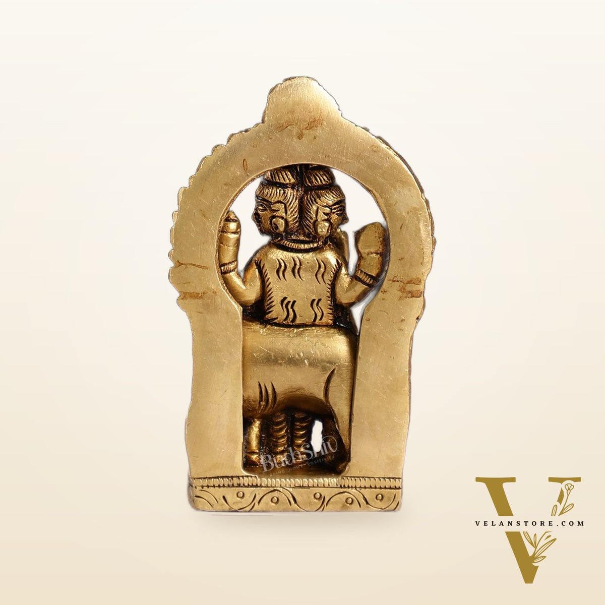 Superfine Small Brass Lord Dattatreya Guru Idol | Height 3.5 inch