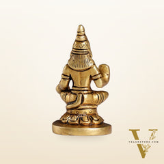 Superfine Small Brass Lord Hanuman Idol for Home Temple | Height 3 inch