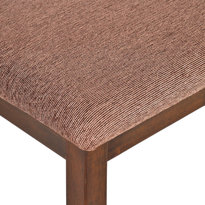 Nilkamal Sutlej Multi Use Medium Sitting Bench for Living Room | Dining Room (Antique Cherry)