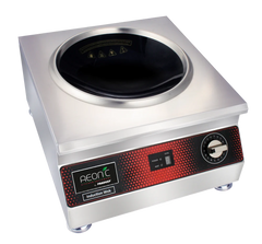 Aeonic Table-Top Induction Wok with SS 430 Kadai – 3.5 kW