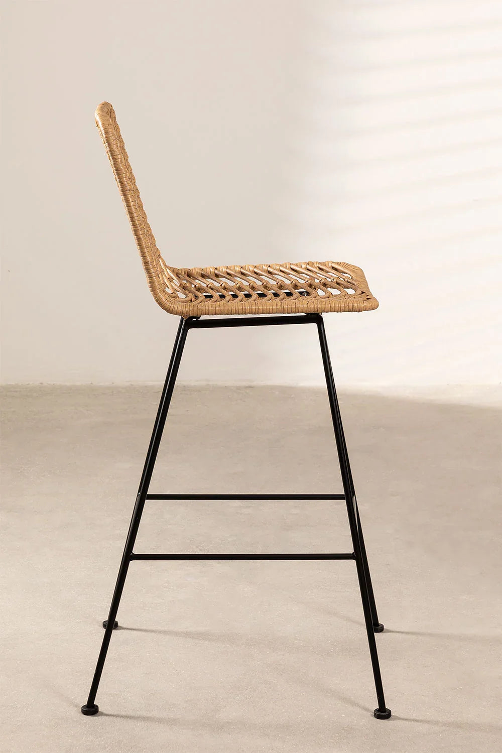 Noelia Outdoor Patio Bar Chair 1 Chair For Balcony (Honey)