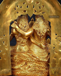 The complete Brass Shiva Parivar Idol 12"
