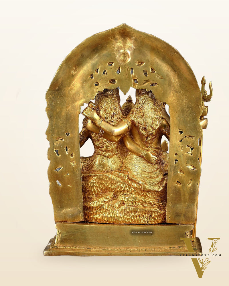 The complete Brass Shiva Parivar Idol 12"