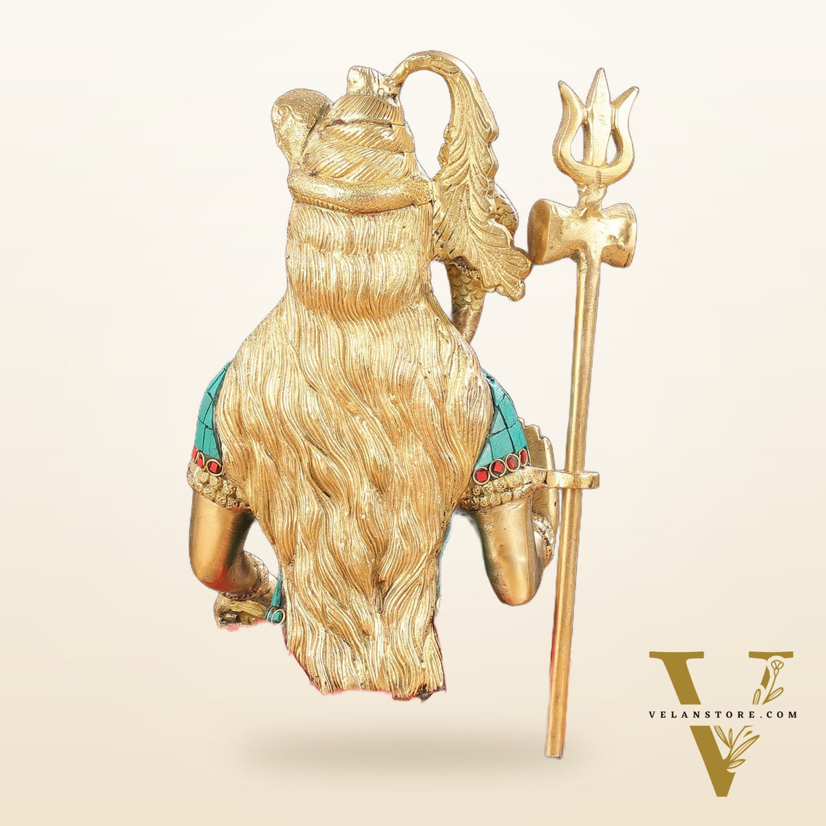 The Mesmerizing Lord Shiva Brass Statue – 10.5 Inches Tall