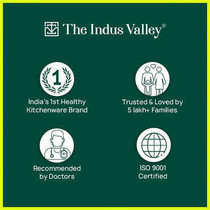 100% Pure Sheet Iron Kadai with Silicon Handle, Seasoned, Toxin-free