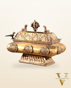 Tibetan Brass Dhoop Burner – Traditional Incense Holder