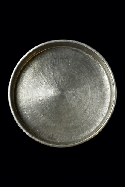 Eeyam (Tin) Plate – Traditional Pure Tin Thattu | 8–12 Inch | Velanstore