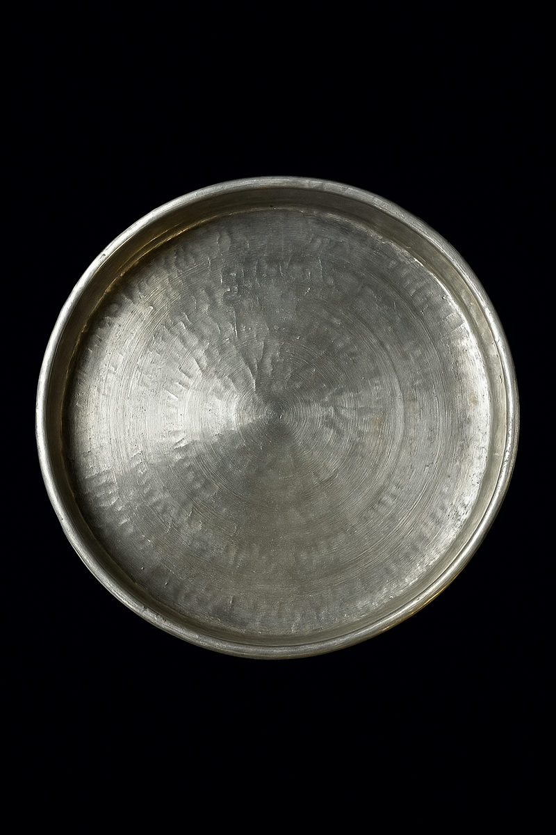Eeyam (Tin) Plate – Traditional Pure Tin Thattu | 8–12 Inch | Velanstore-3