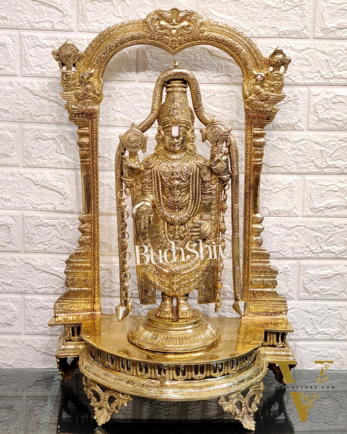 Tirupati Balaji Brass Idol 25 inches