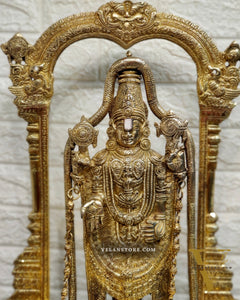Tirupati Balaji Brass Idol 25 inches