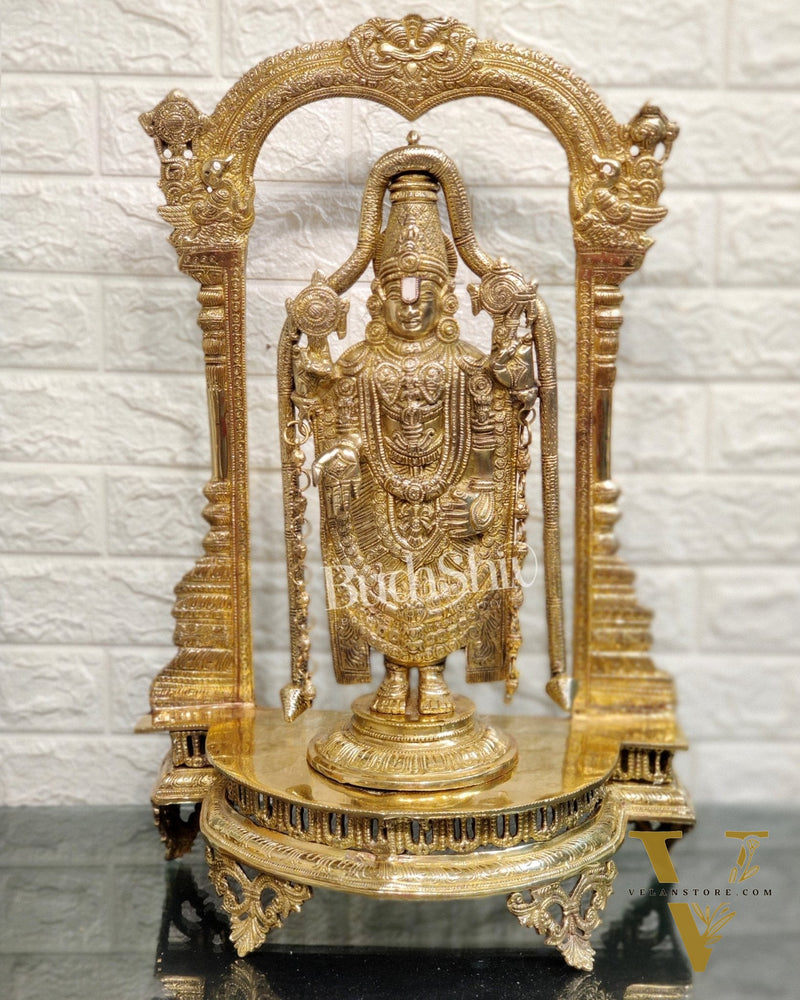 Tirupati Balaji Brass Idol 25 inches