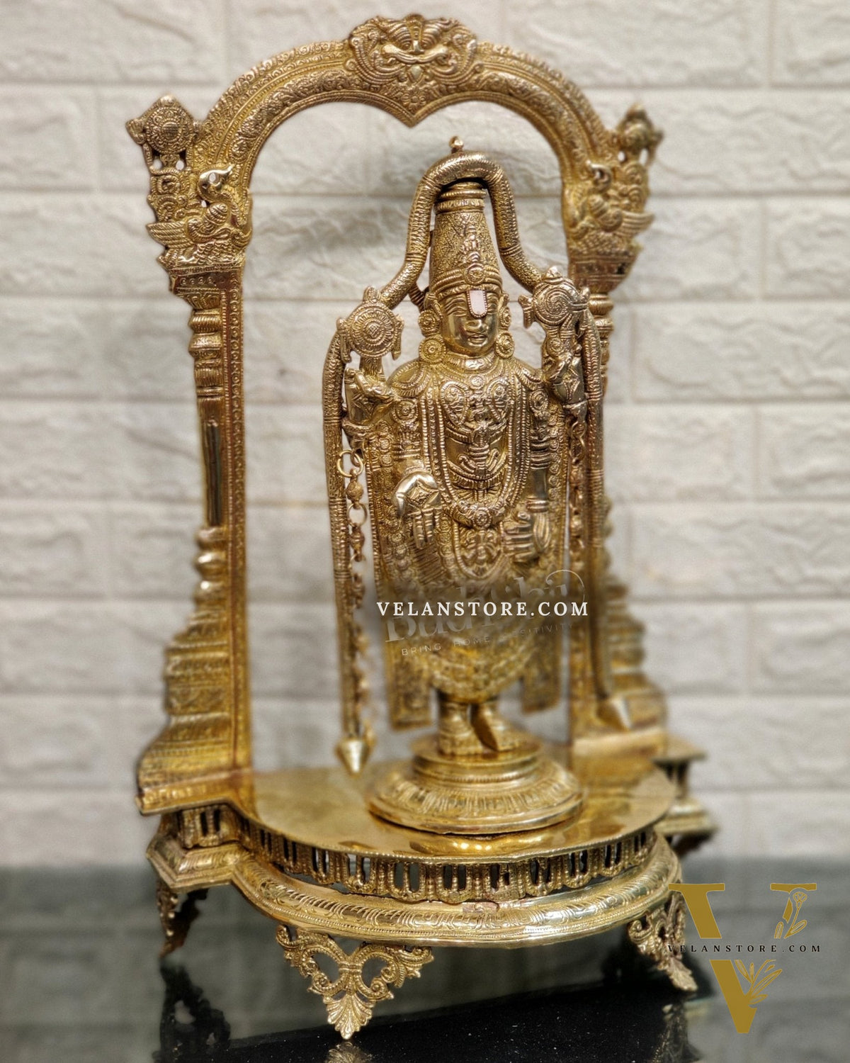 Tirupati Balaji Brass Idol 25 inches