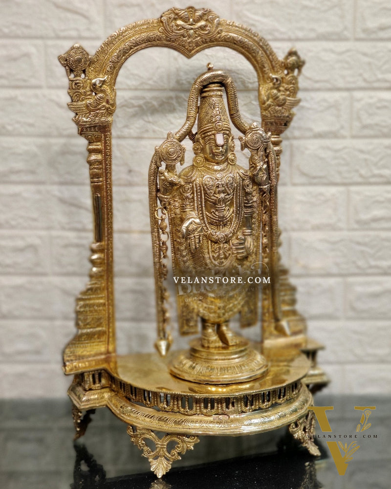 Tirupati Balaji Brass Idol 25 inches