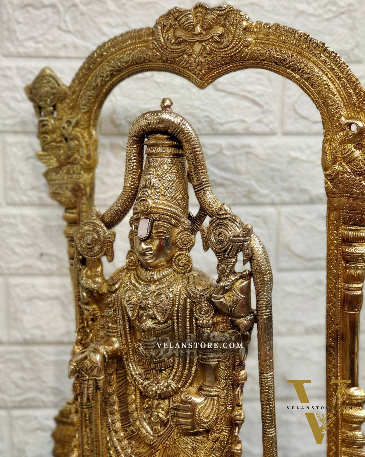 Tirupati Balaji Brass Idol 25 inches