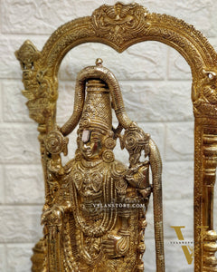 Tirupati Balaji Brass Idol 25 inches