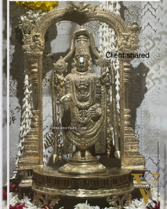Tirupati Balaji Brass Idol 25 inches