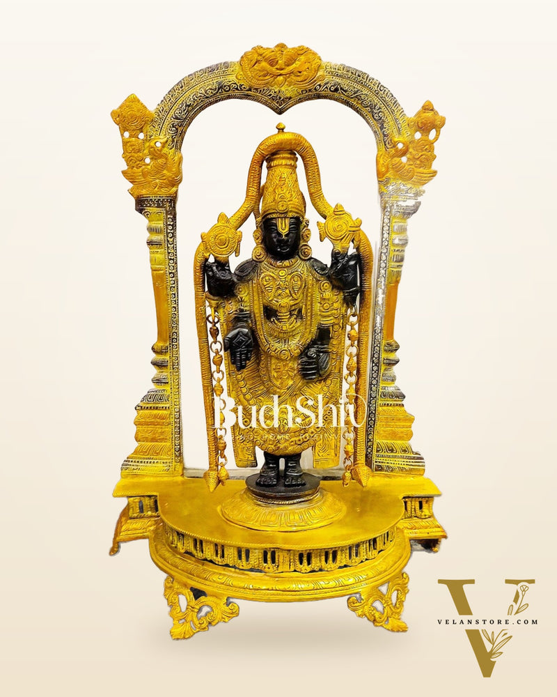 Tirupati Balaji Brass Idol 25 inches