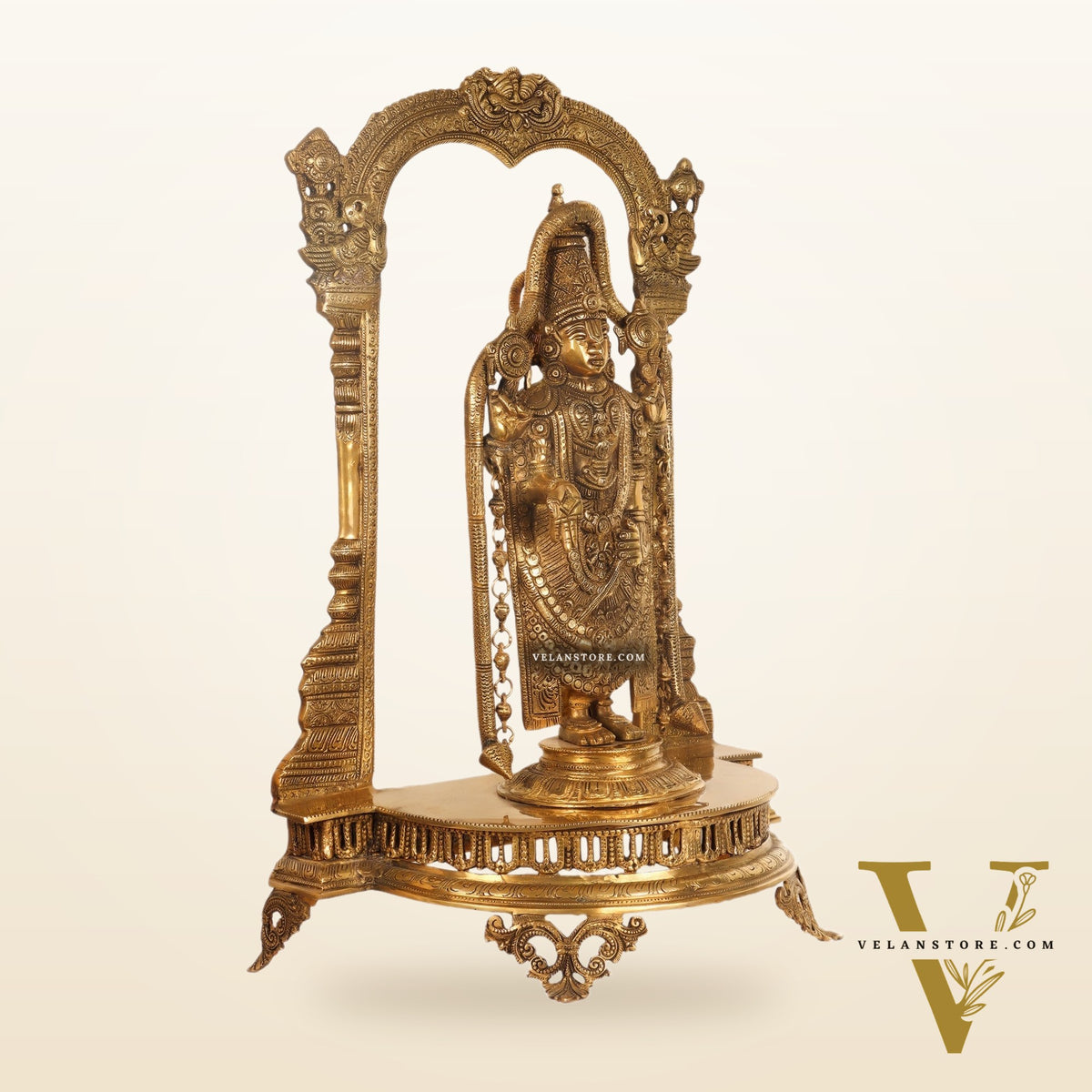 Tirupati Balaji Brass Idol 25 inches