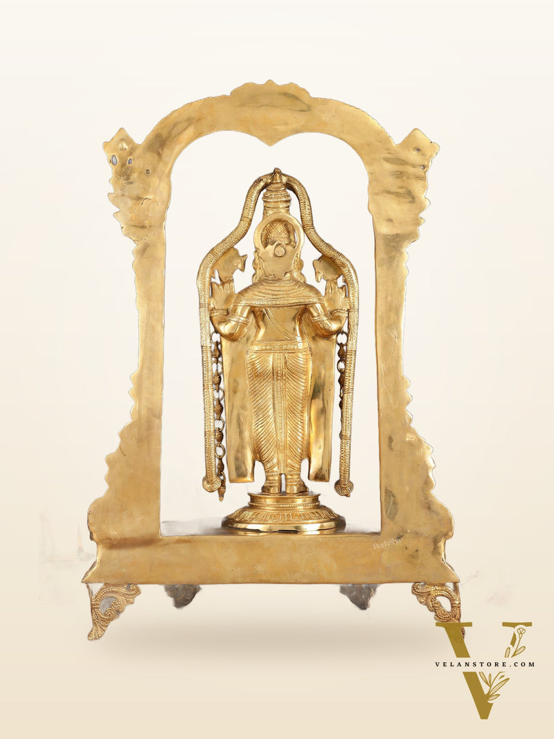 Tirupati Balaji Brass Idol 25 inches