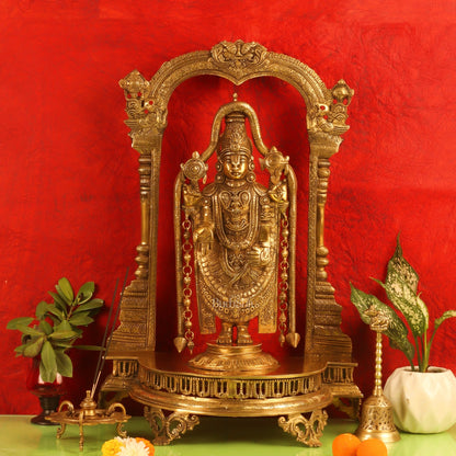 Tirupati Balaji Brass Idol 25 inches