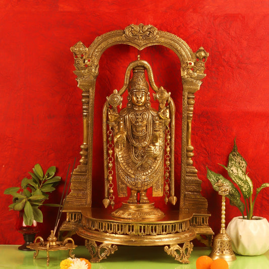 Tirupati Balaji Brass Idol 25 inches