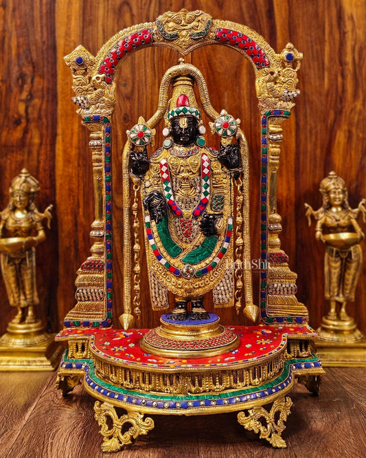 Tirupati Balaji Brass Idol 25 inches