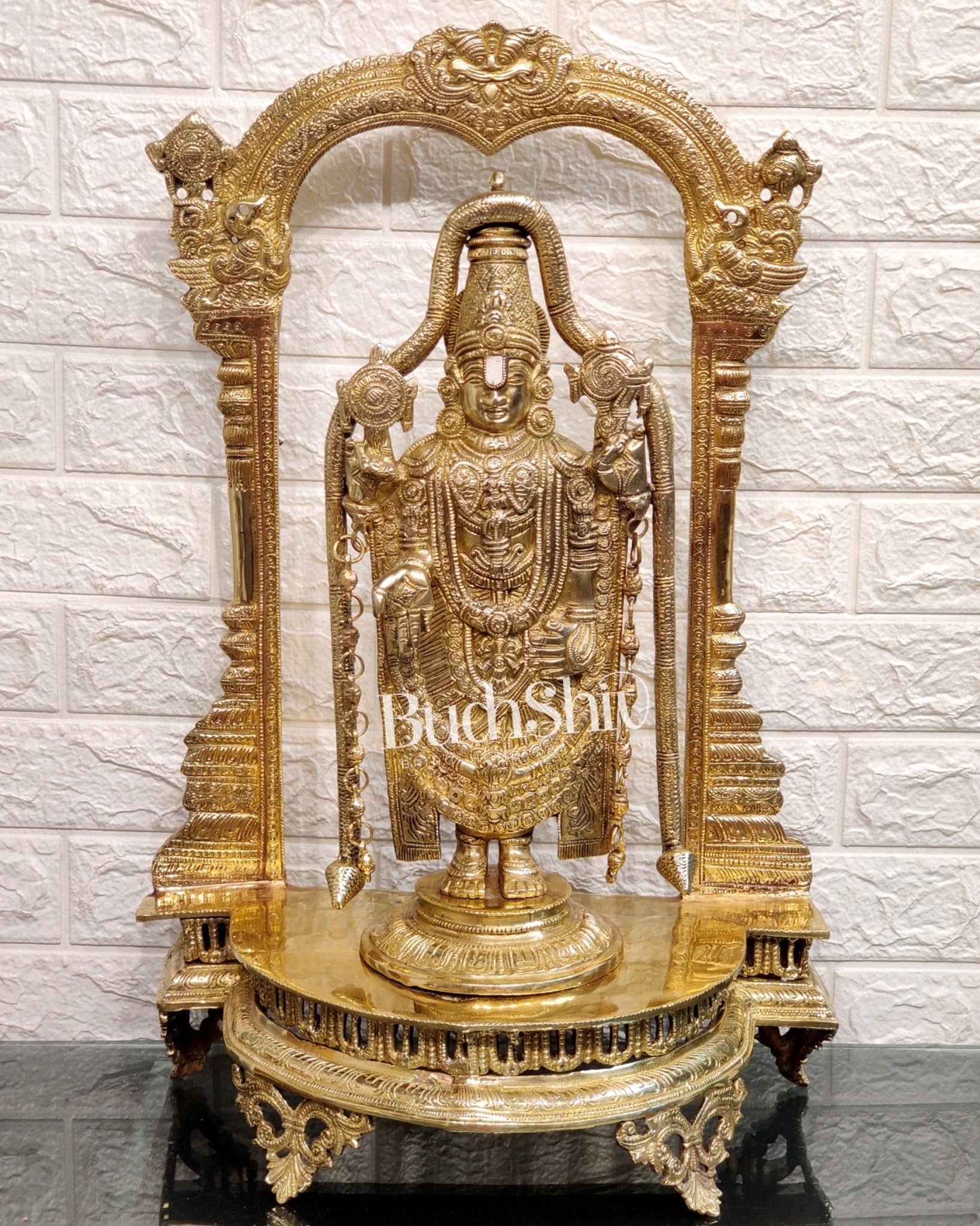 Tirupati Balaji Brass Idol 25 inches