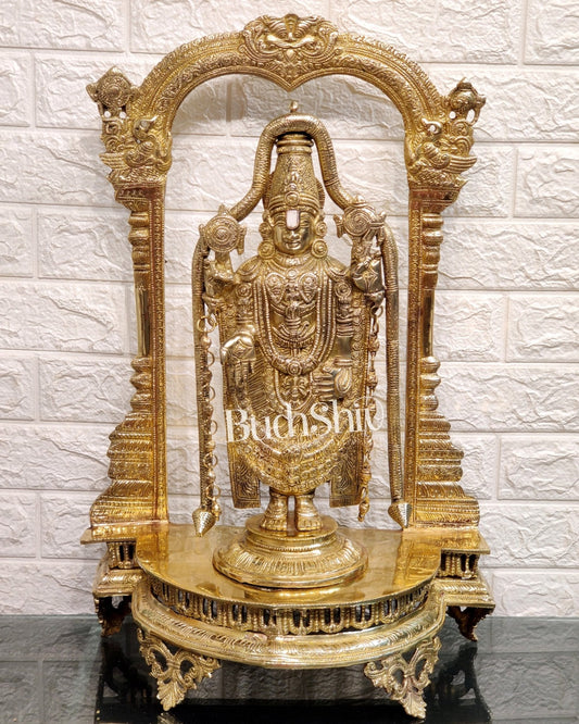Tirupati Balaji Brass Idol 25 inches