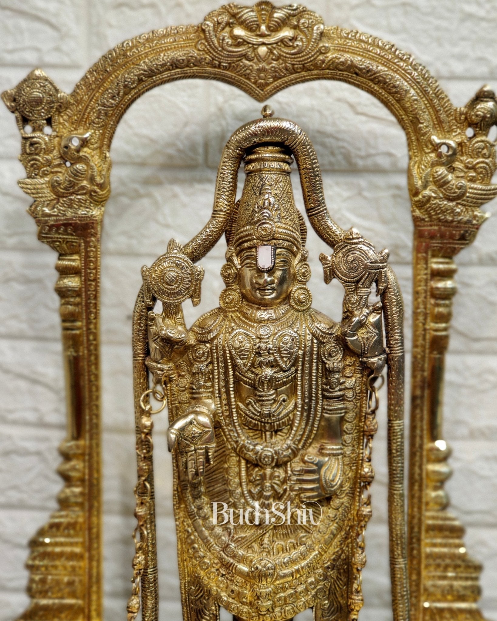 Tirupati Balaji Brass Idol 25 inches
