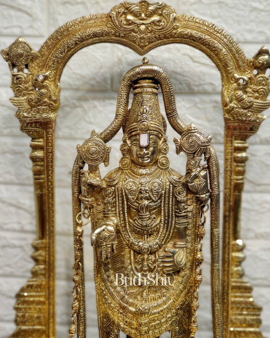 Tirupati Balaji Brass Idol 25 inches