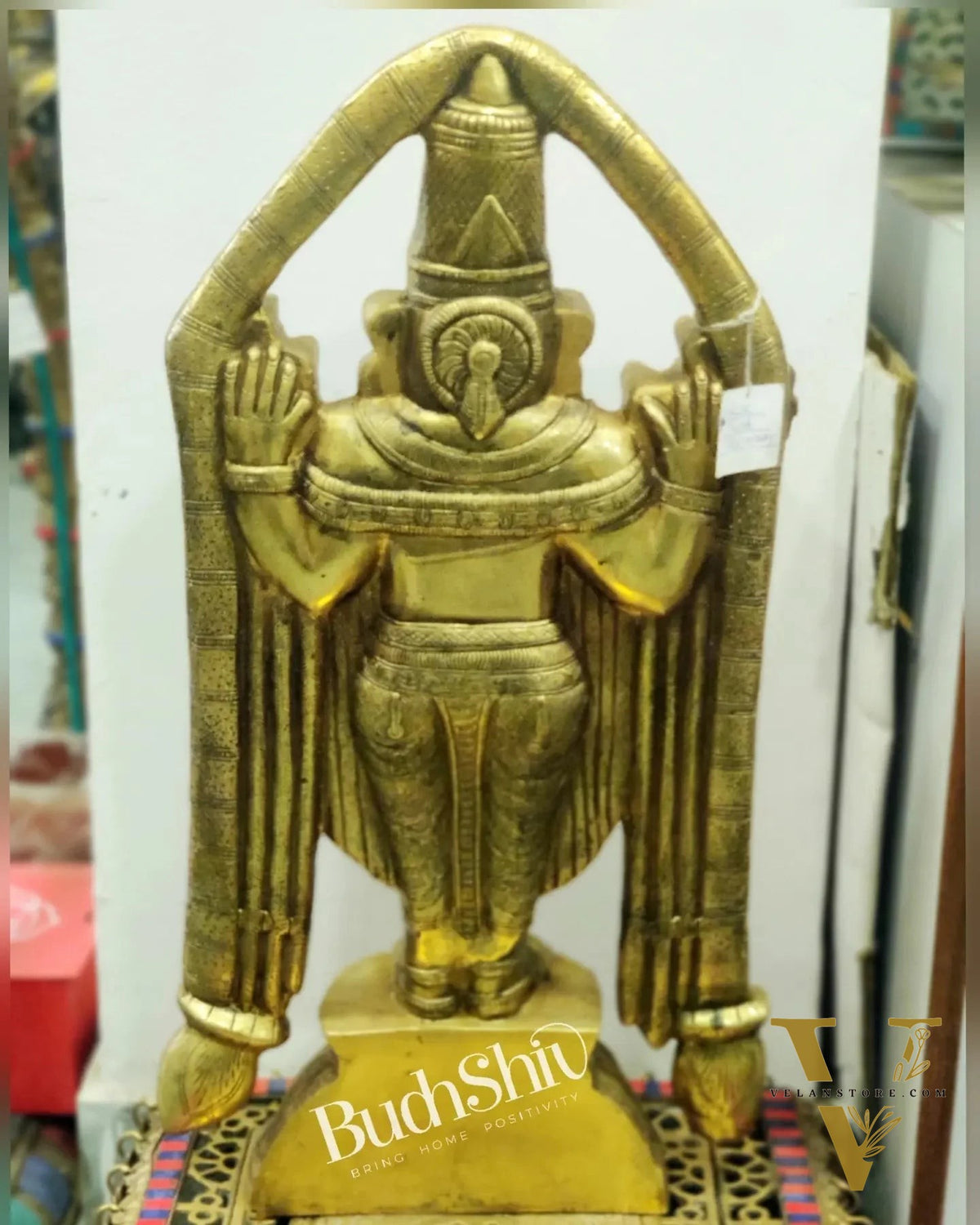 Tirupati Balaji Brass statue 22 inch | Handcrafted in India