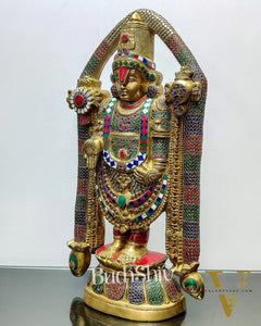 Tirupati Balaji Brass statue 22 inch | Handcrafted in India