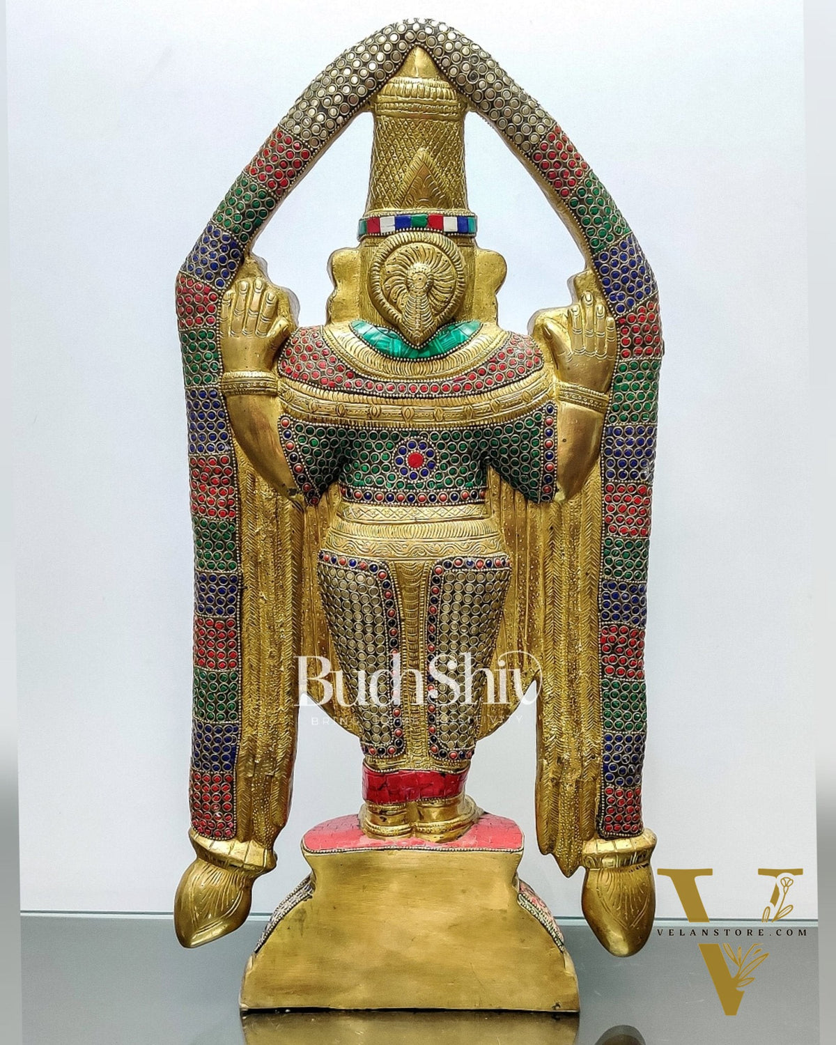 Tirupati Balaji Brass statue 22 inch | Handcrafted in India