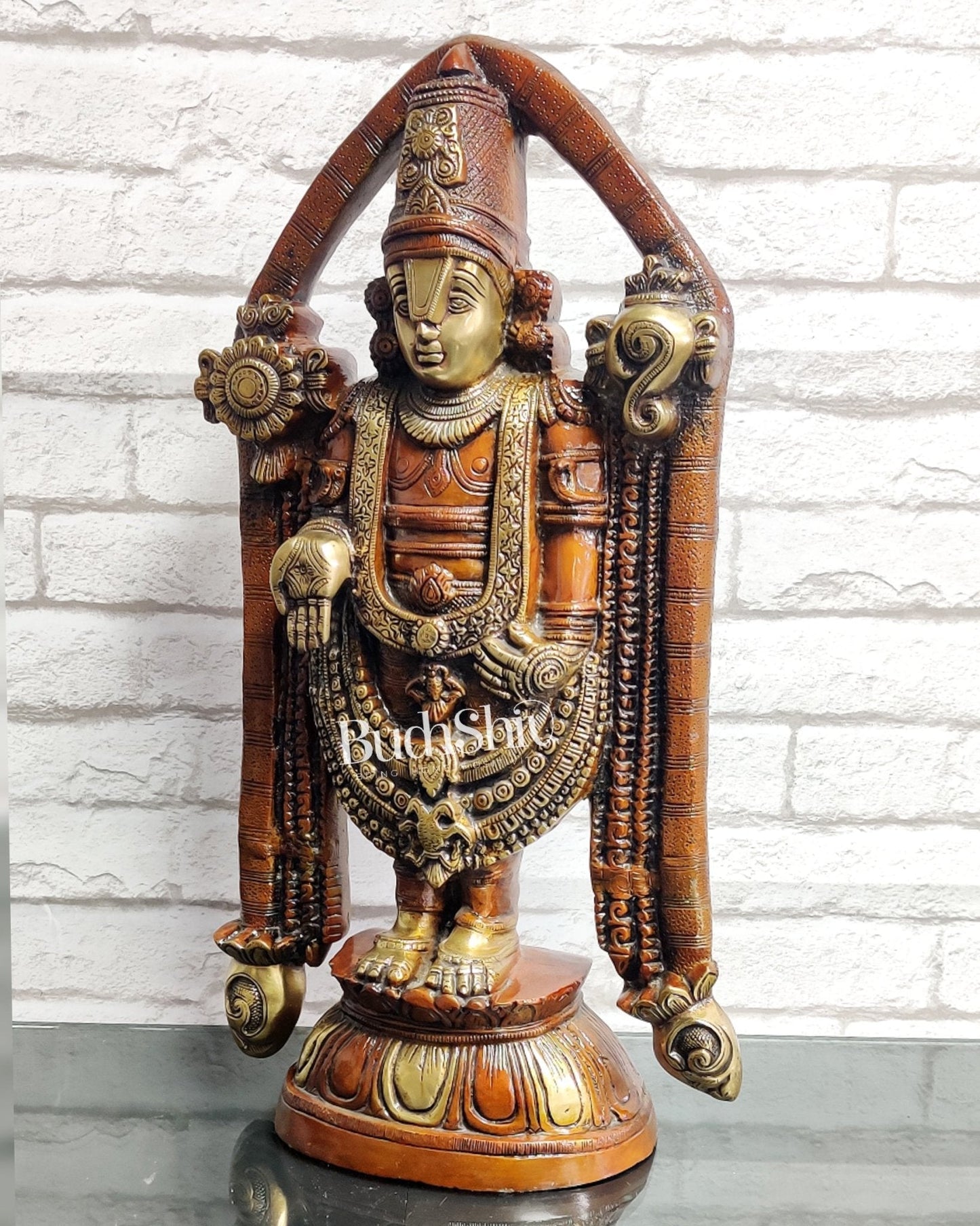Tirupati Balaji Brass statue 22 inch | Handcrafted in India