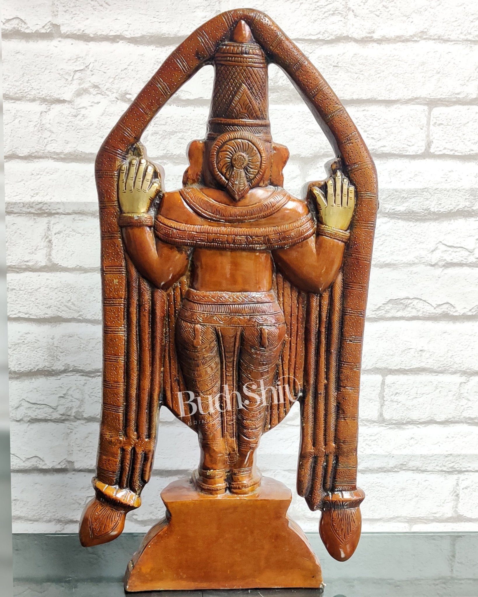 Tirupati Balaji Brass statue 22 inch | Handcrafted in India