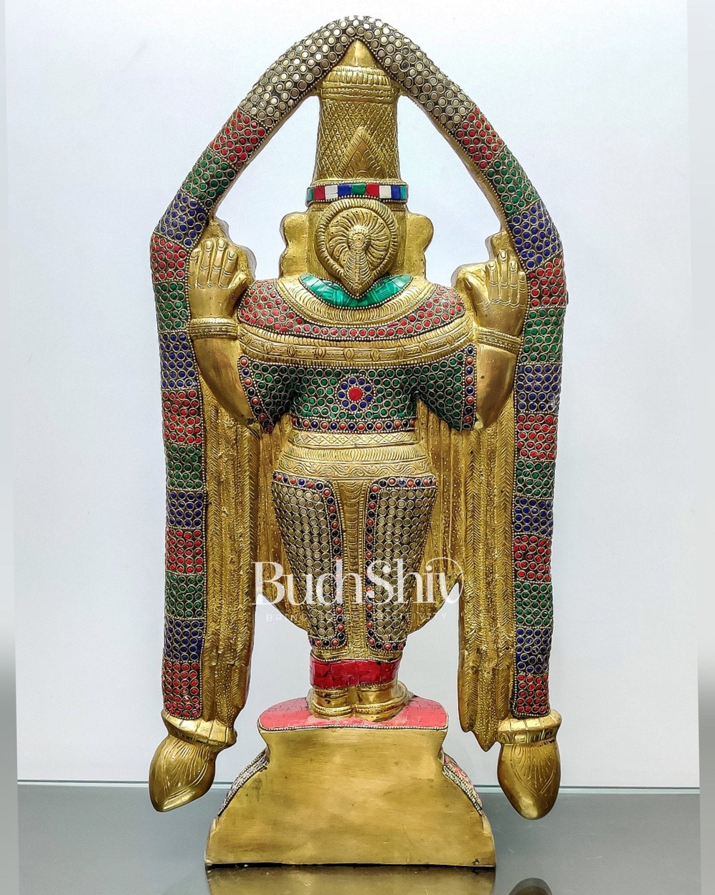 Tirupati Balaji Brass statue 22 inch | Handcrafted in India