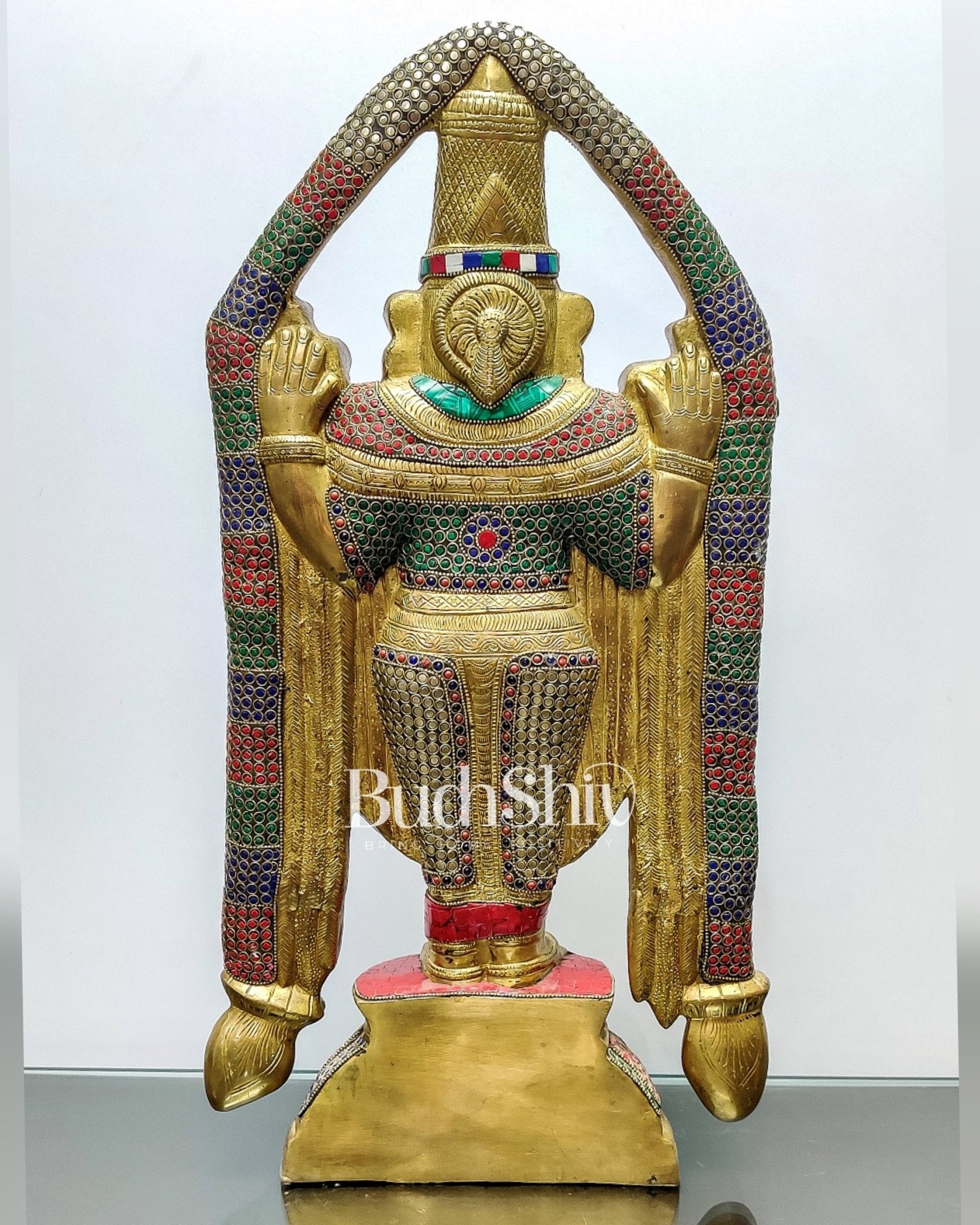 Tirupati Balaji Brass statue 22 inch | Handcrafted in India