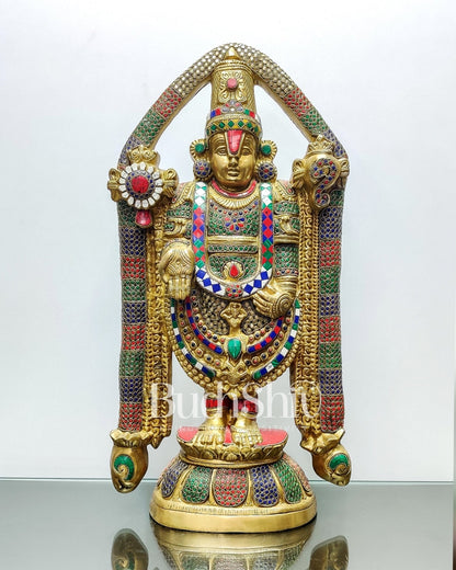 Tirupati Balaji Brass statue 22 inch | Handcrafted in India