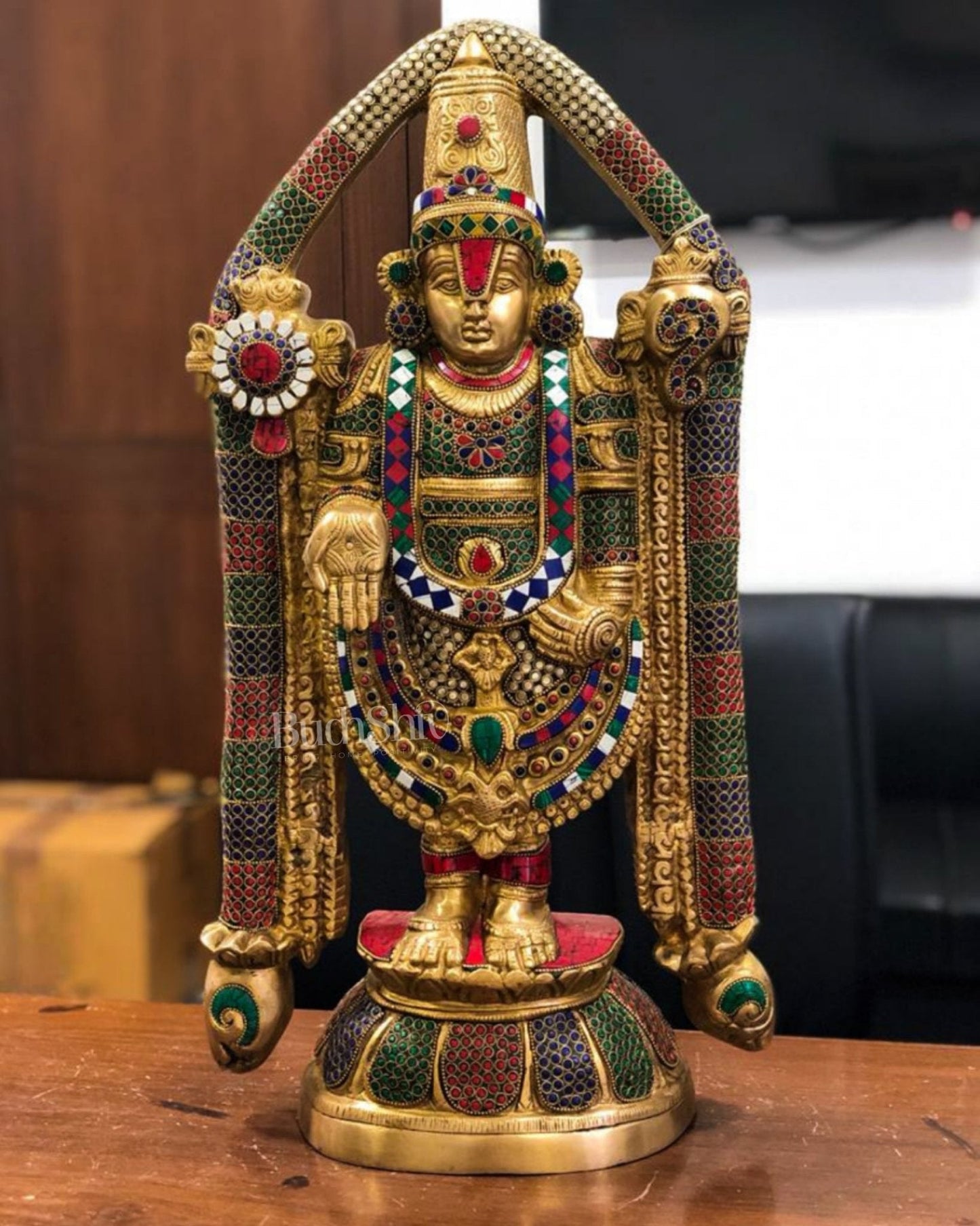 Tirupati Balaji Brass statue 22 inch | Handcrafted in India