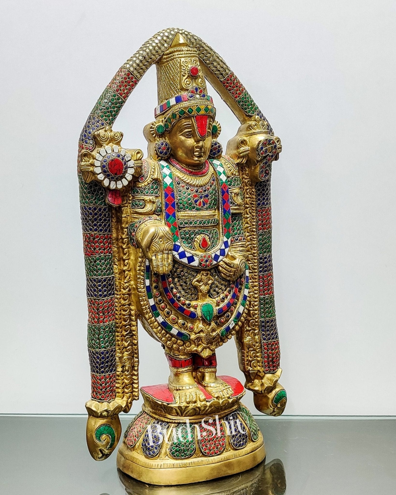 Tirupati Balaji Brass statue 22 inch | Handcrafted in India