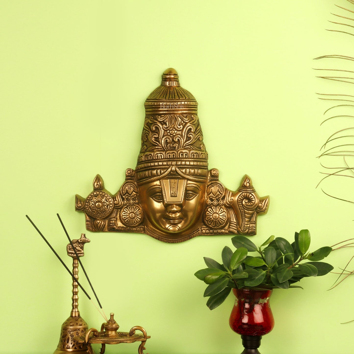 Tirupati Balaji Face Wall Hanging 12 inch