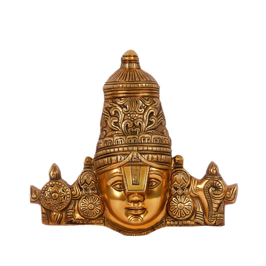Tirupati Balaji Face Wall Hanging 12 inch