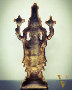 Tirupati Balaji lord Venkateshwara Brass Statue 16 inches black and gold