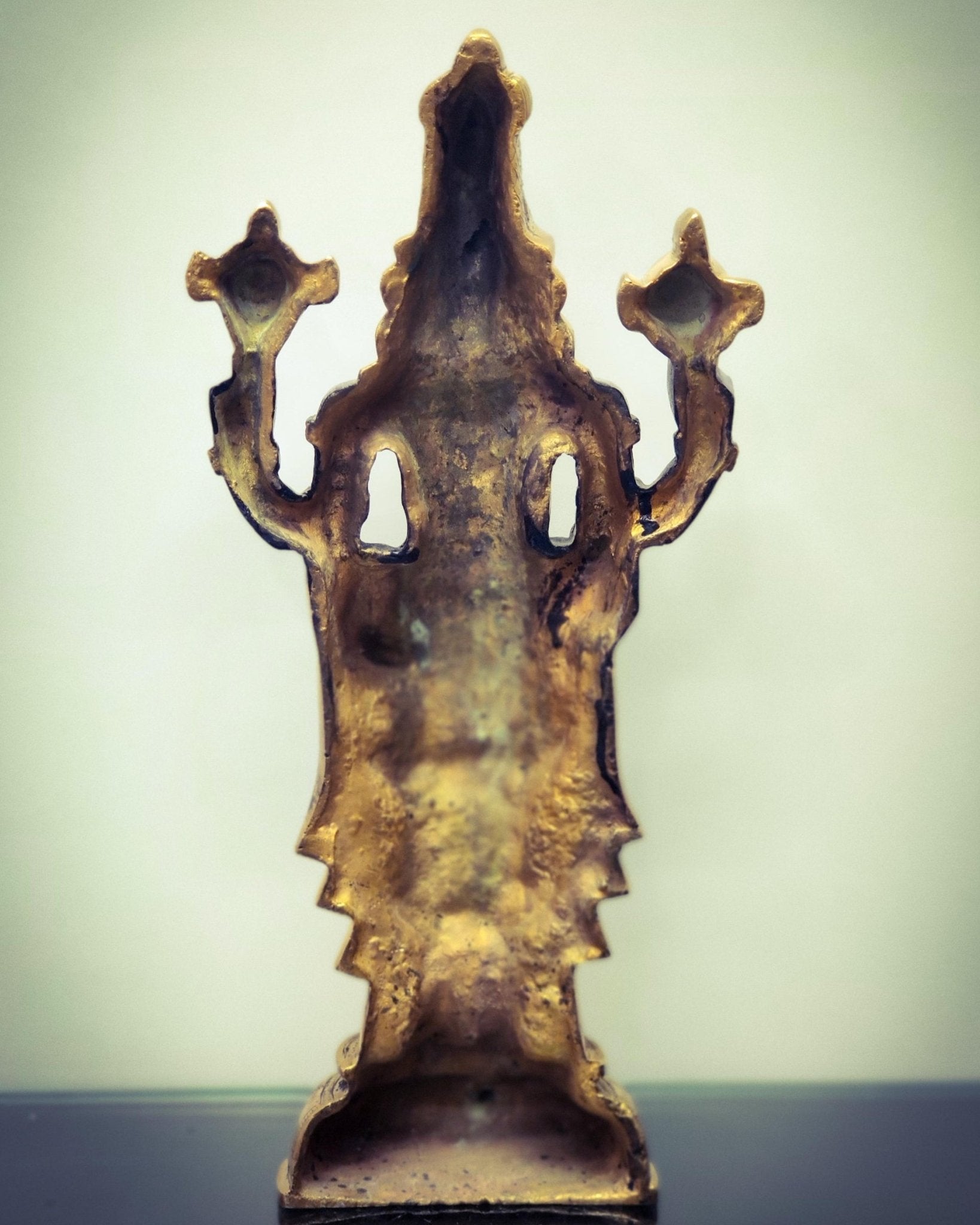 Tirupati Balaji lord Venkateshwara Brass Statue 16 inches black and gold